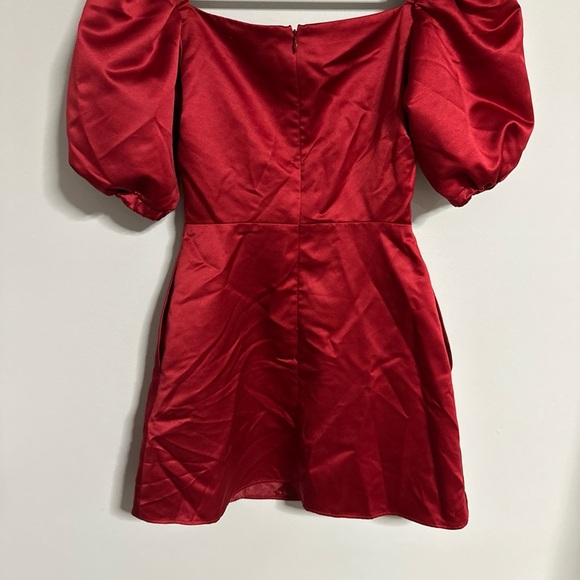 The Autumn Adeigbo Clarette Deep Red Goth Witchy Mesh Corset Dark Academia 4 - Picture 4 of 16